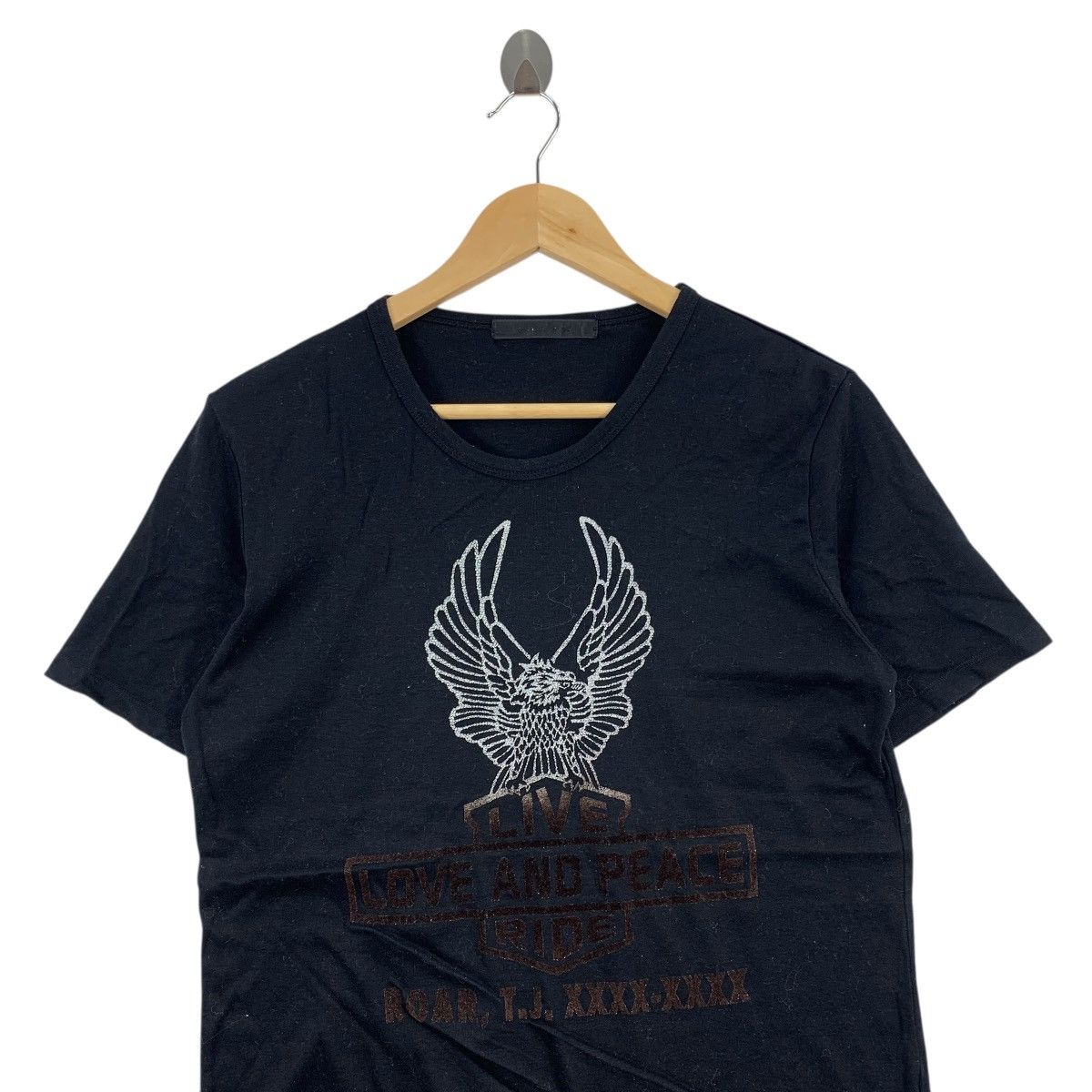 Roar ROAR Live Love And Peace Ride Japanese Brand Tshirt Size US S / EU 44-46 / 1 - 2 Thumbnail
