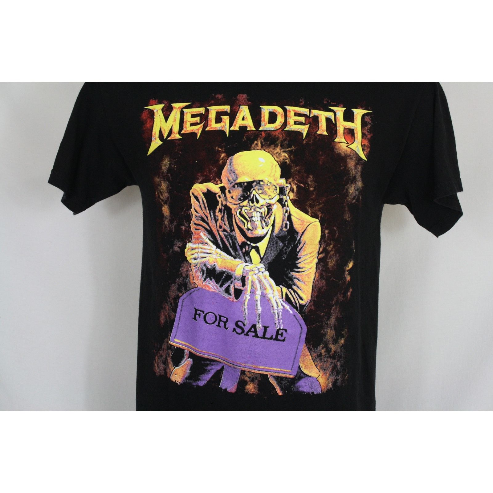 Band Tees Megadeth T Shirt Mens Medium Vic Rattlehead For Sale Size US M / EU 48-50 / 2 - 2 Thumbnail