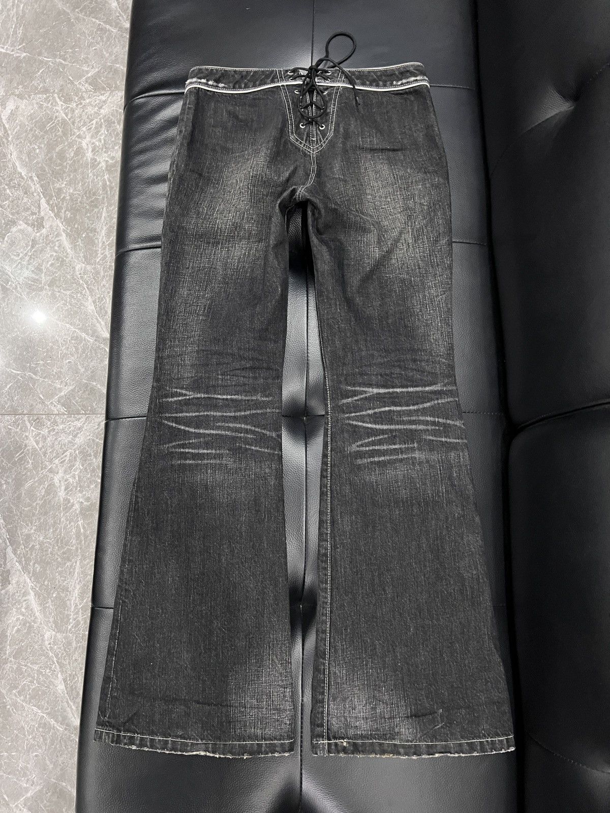 Jean Paul Gaultier Jean Paul Gaultier Nautical Button Flared Denim Size US 40 / EU 56 - 8 Thumbnail
