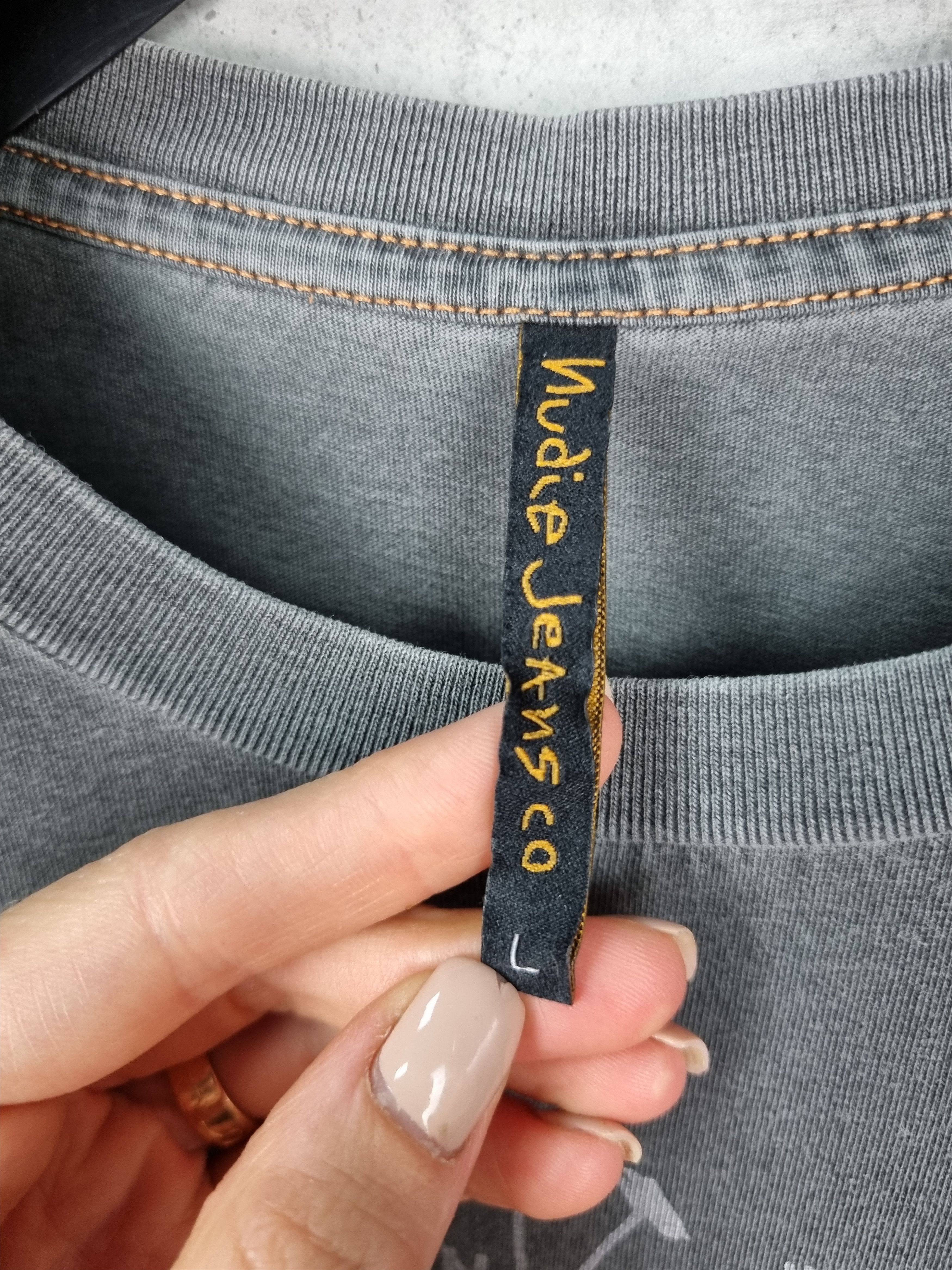 Nudie Jeans × Vintage Rare Nudie Jeans Guitar Logo Tee Shirt Size US M / EU 48-50 / 2 - 6 Thumbnail