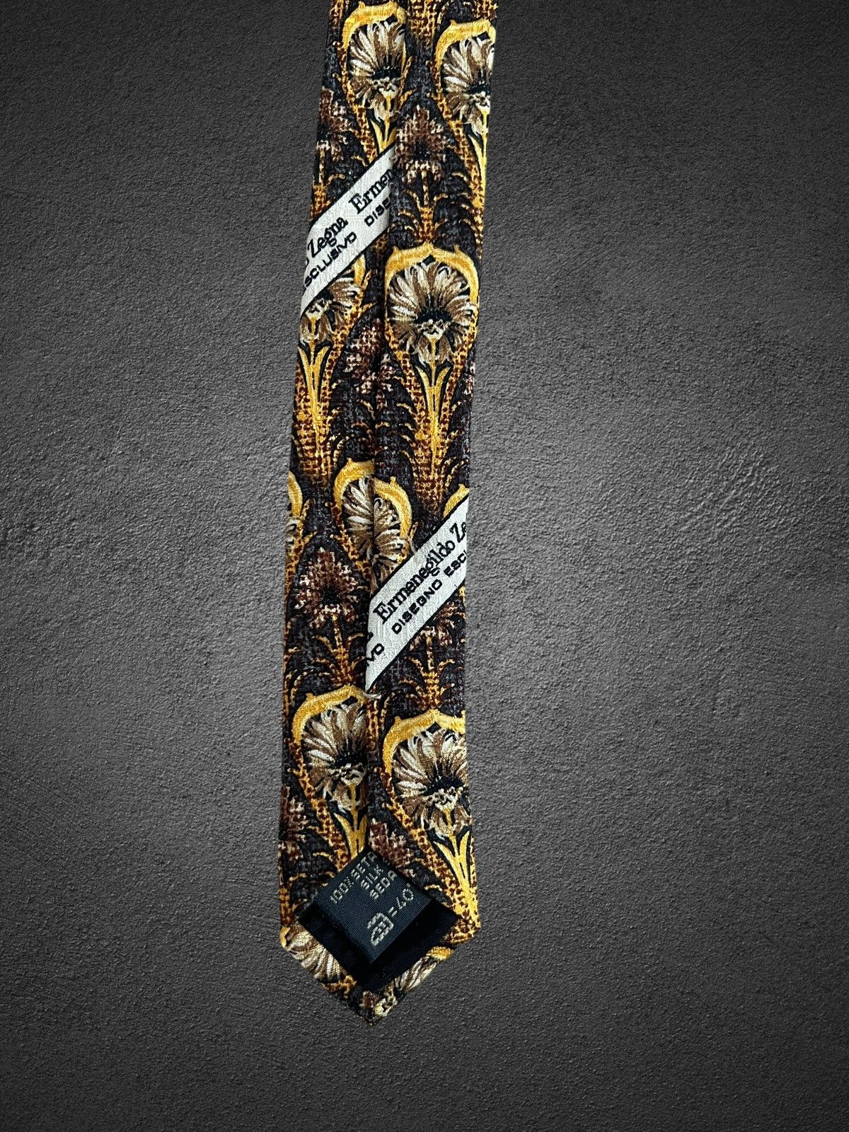 Ermenegildo Zegna Ermenegildo Zegna 100% Silk Tie – Italian Designer Size ONE SIZE - 6 Thumbnail