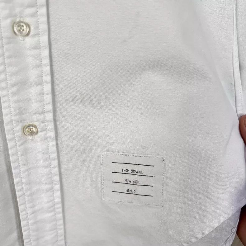 Thom Browne Thom Browne size0 Whale embroidered shirt Size US XS / EU 42 / 0 - 4 Thumbnail