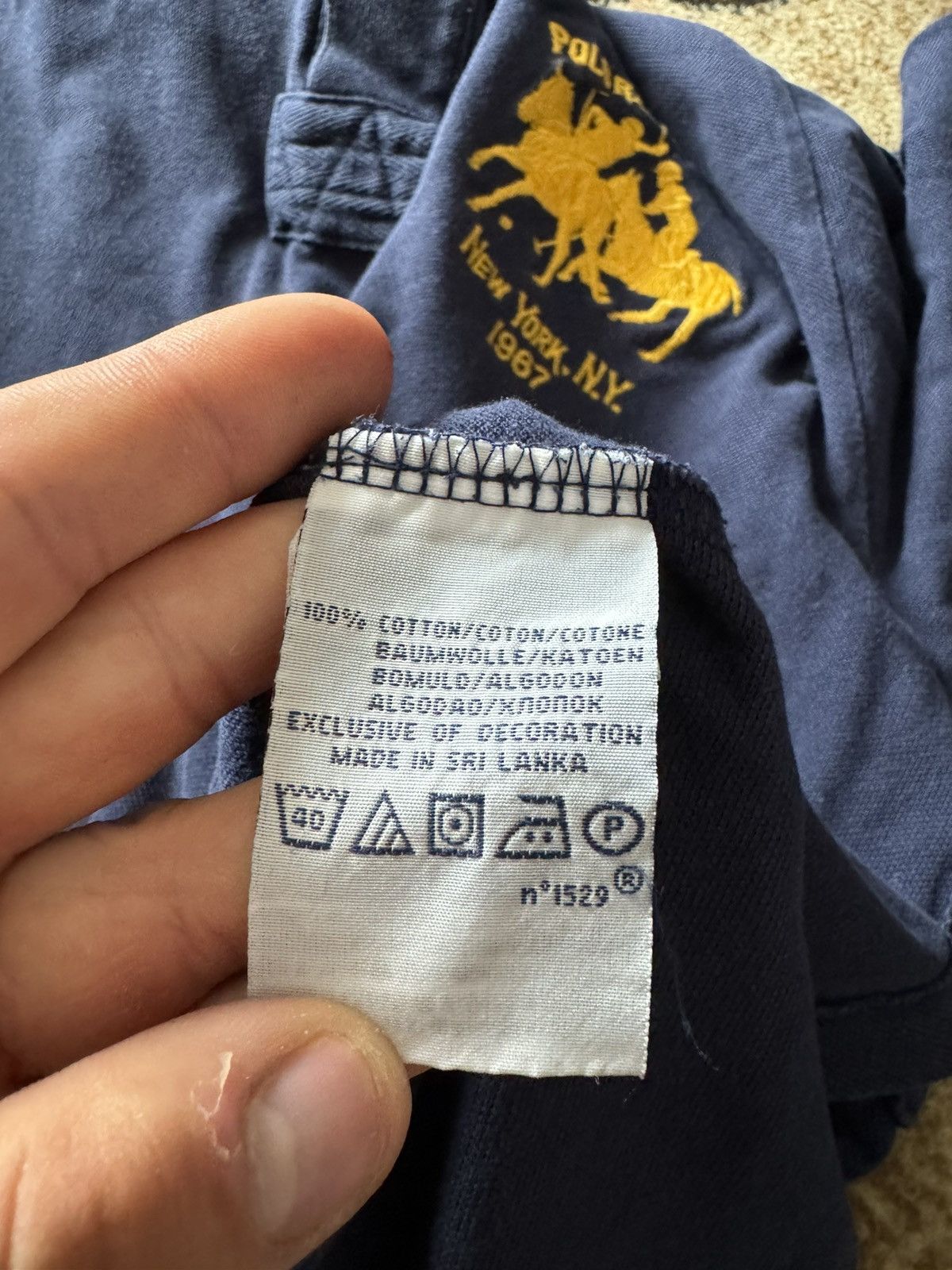 Polo Ralph Lauren × Vintage Vintage Polo Ralph Lauren Rugby Shirt polo 67 logo Size US L / EU 52-54 / 3 - 6 Thumbnail