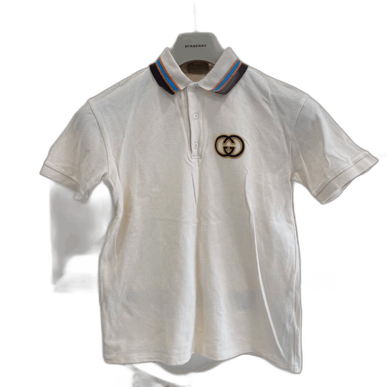 Gucci Gucci Polo Shirt with Striped Collar Size US M / EU 48-50 / 2 - 1 Thumbnail