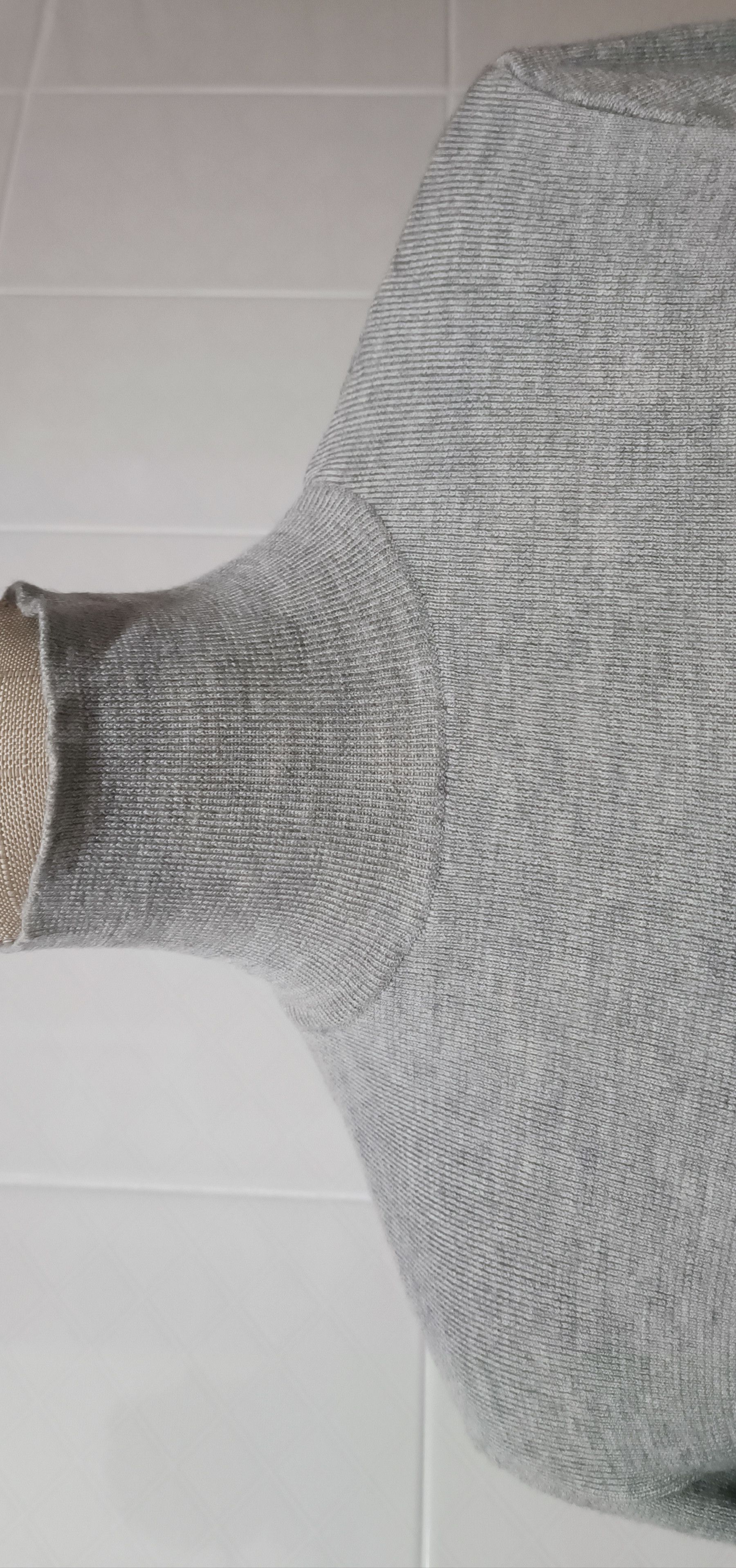 Jean Paul Gaultier Gray wool knit sweater with back pocket. Size S / US 4 / IT 40 - 9 Thumbnail