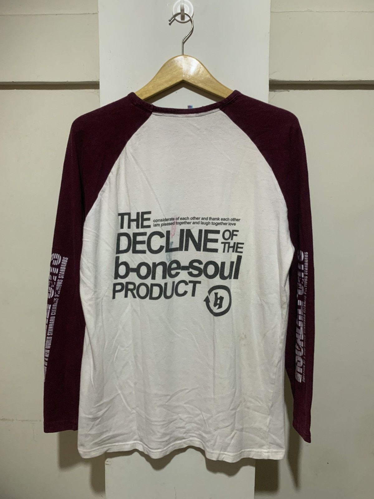 Le Grande Bleu (L.G.B.) Japanese The Decline Of The B-One Soul Longsleeve Tee Shirt Size US XL / EU 56 / 4 - 14 Thumbnail
