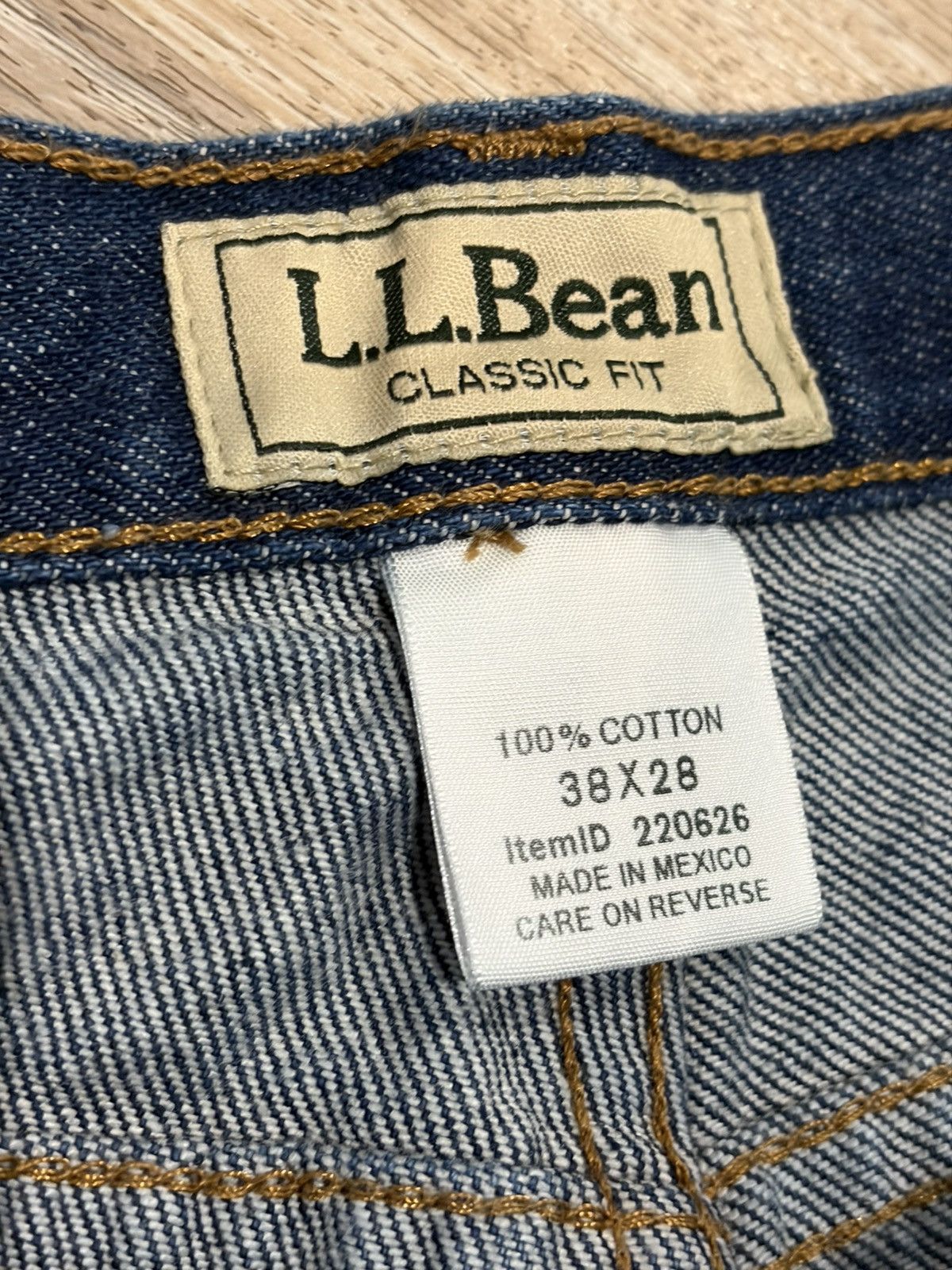 L.L. Bean L.L.Bean Classic Fit Denim Jeans 38x28 Size US 38 / EU 54 - 8 Thumbnail