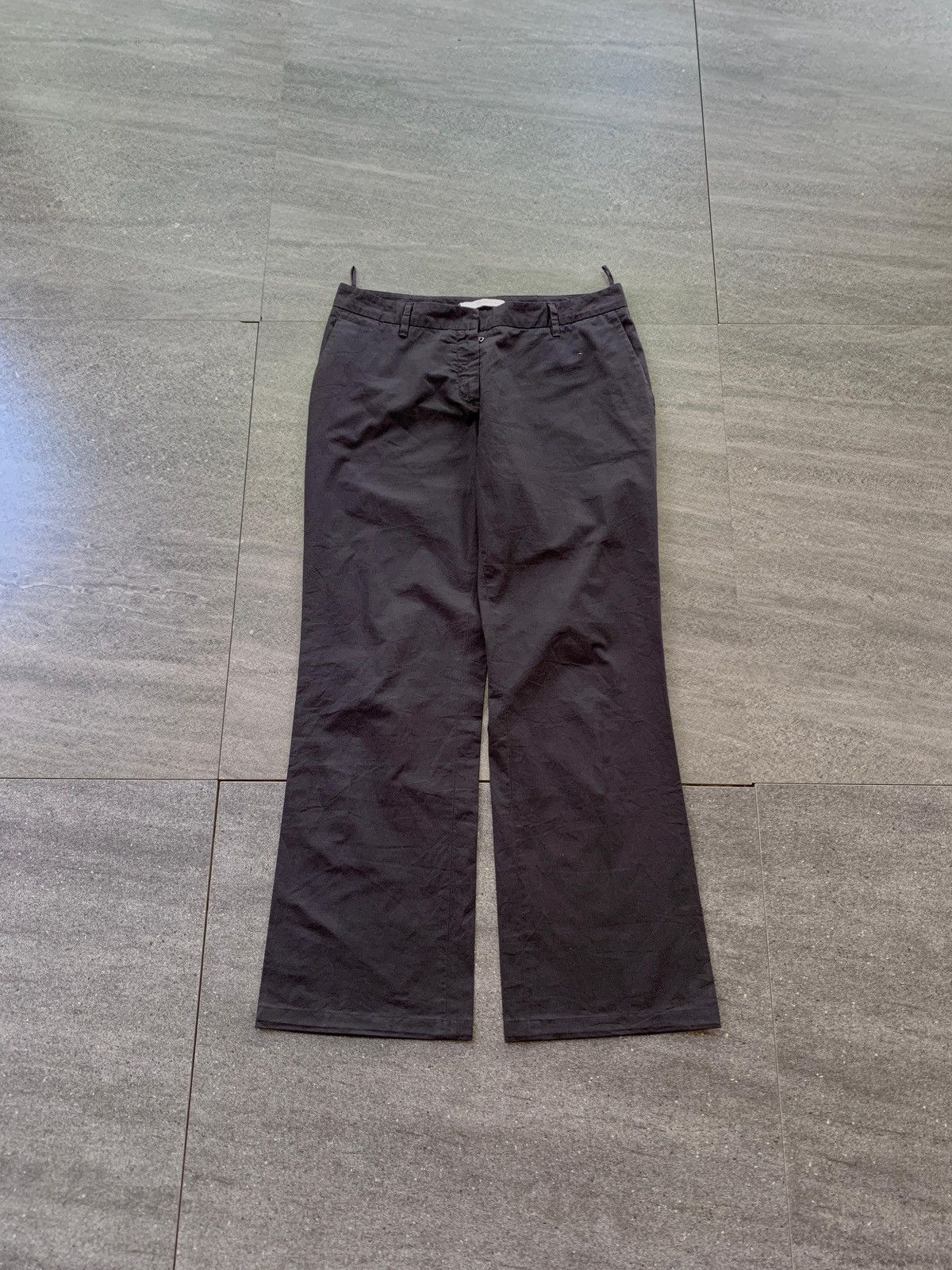 Prada FREE TAX! 2000s Flared Cropped Pants Size US 29 - 2 Thumbnail