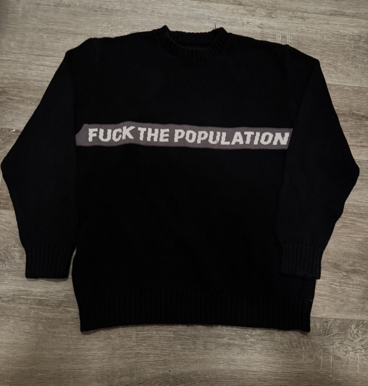 Fuck The Population Fuck the Population FTP Repeat Logo Knit