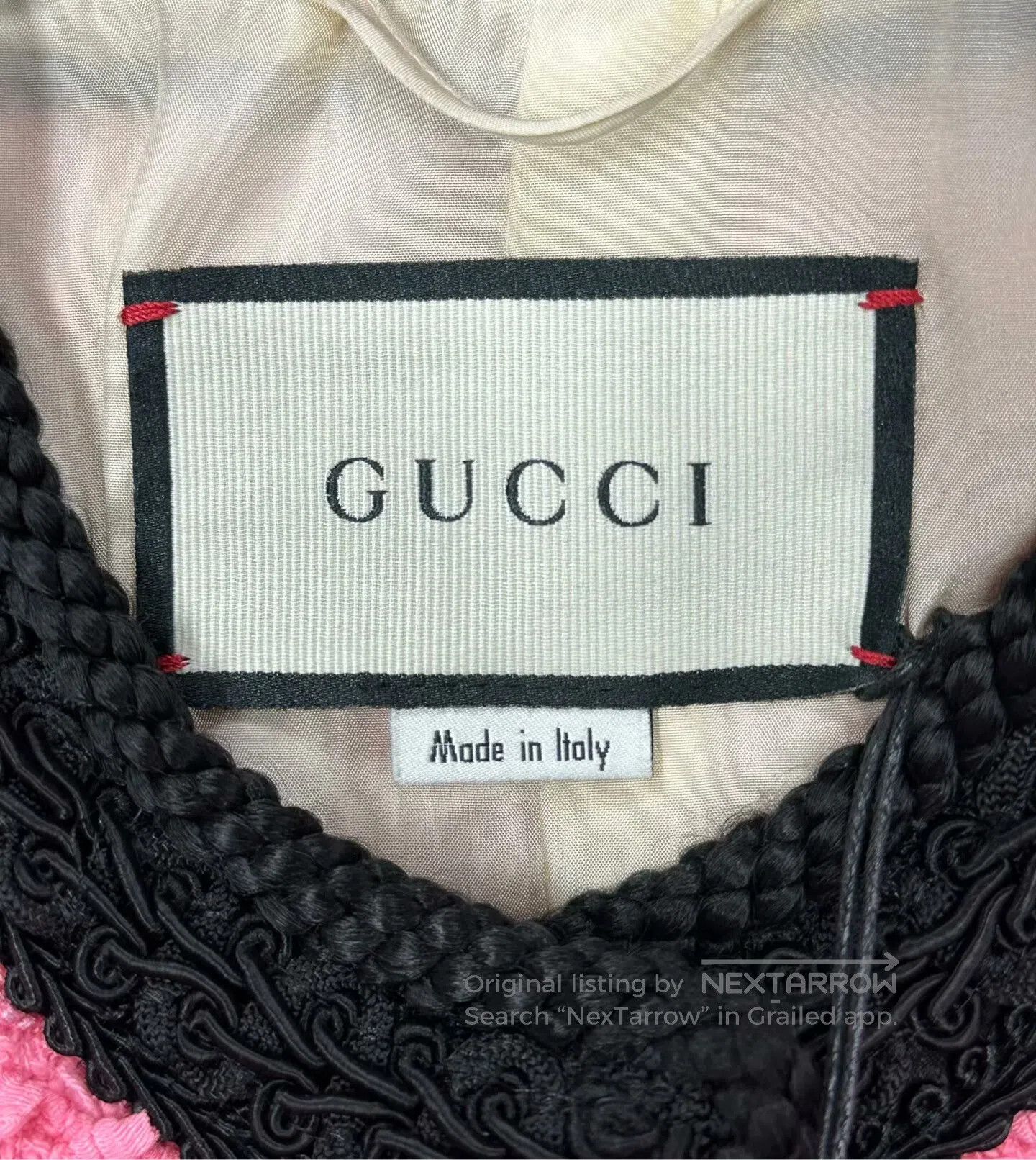Gucci Guicci Pink Tweed Inspiration Bolero Jacket| Size S / US 4 / IT 40 - 3 Thumbnail