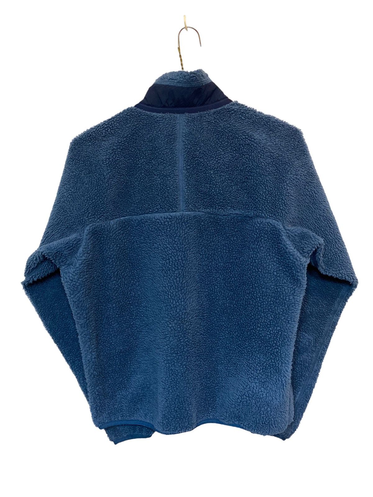 Patagonia × Vintage Vintage Patagonia Deep Pile Retro X Blue Fleece Jacket Size US S / EU 44-46 / 1 - 2 Thumbnail