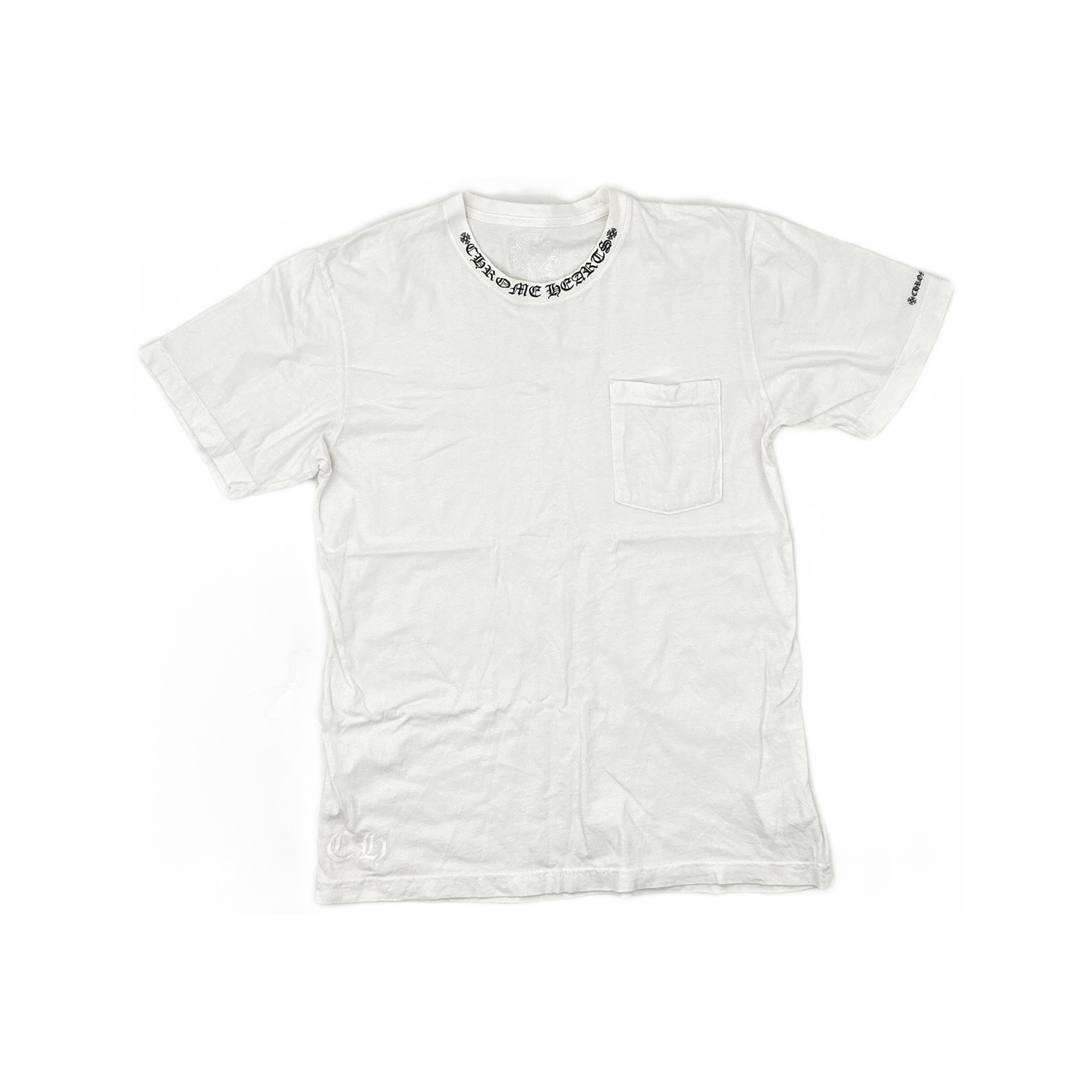 Chrome Hearts Chrome Hearts Collar Logo Pocket T-Shirt Size M Size US M / EU 48-50 / 2 - 1 Thumbnail
