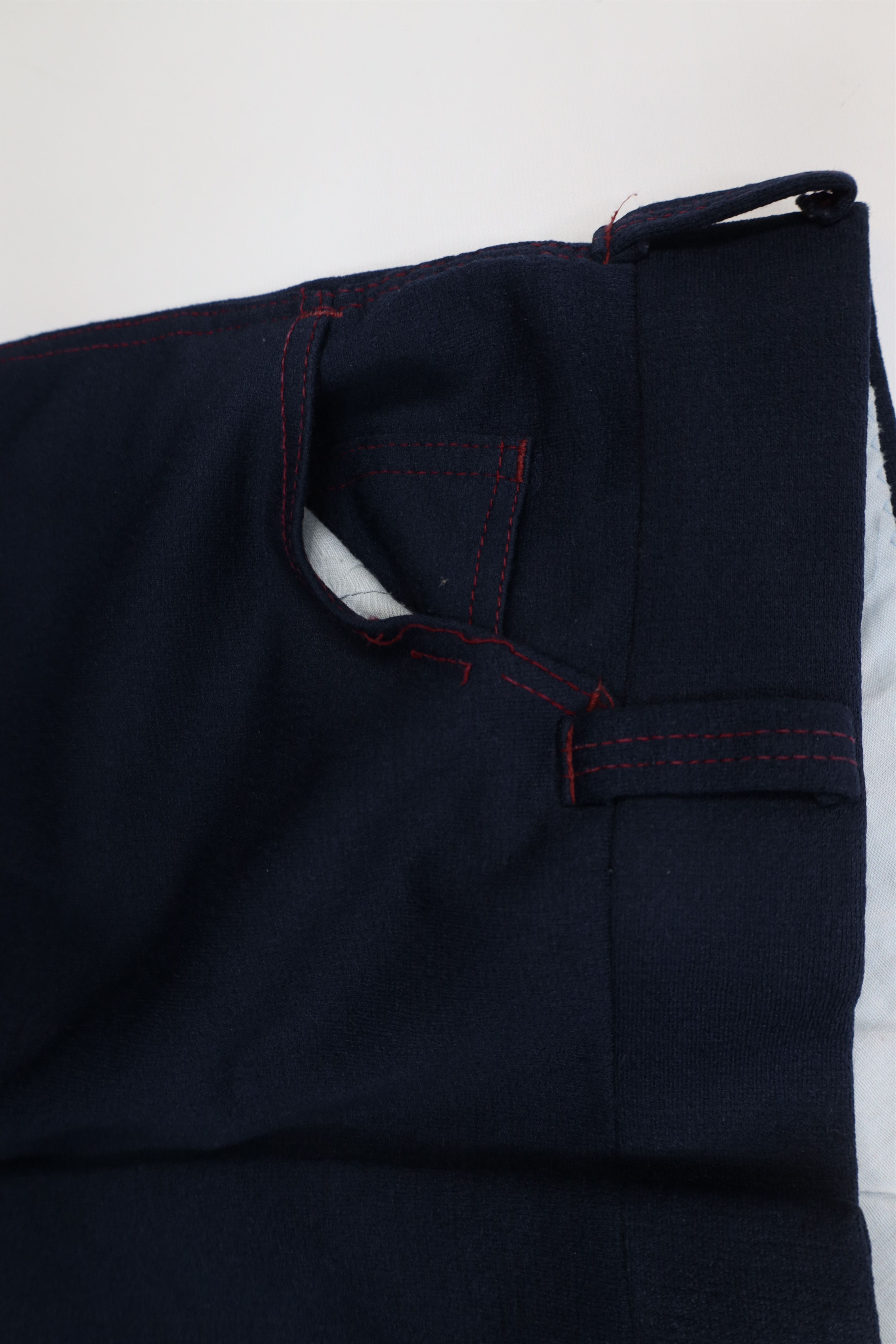 Vintage Vintage 70s Streetwear Flared Wide Leg Chino Pants Blue USA Size US 34 / EU 50 - 5 Thumbnail