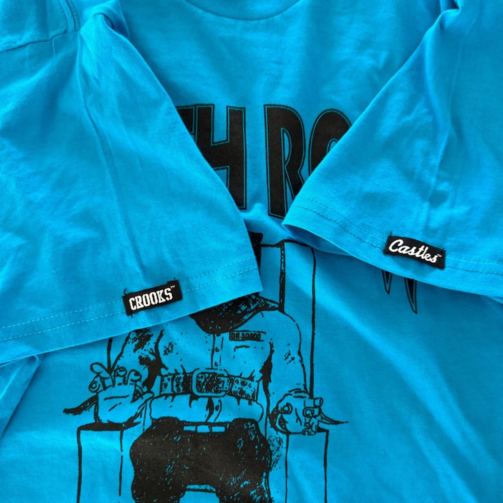 Death Row Records NWOT Death Row Records Chair Core Logo Tee in Blue Size US S / EU 44-46 / 1 - 5 Thumbnail