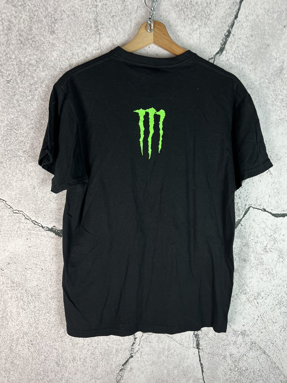 Japanese Brand × Vintage Vintage Monster Energy Army T-Shirt Japan Style Y2K Size US M / EU 48-50 / 2 - 2 Thumbnail