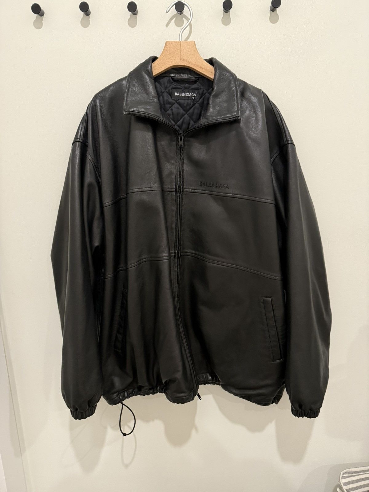 Balenciaga Balenciaga Leather Zip Jacket Size US M / EU 48-50 / 2 - 1 Thumbnail