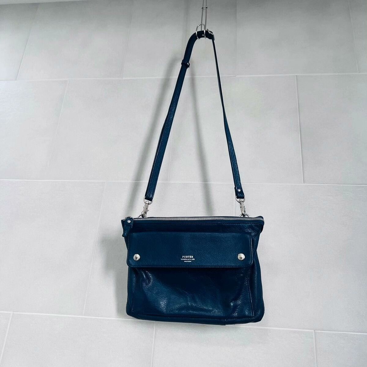 Porter porter rambler leather shoulder bag with logo Size ONE SIZE - 1 Thumbnail