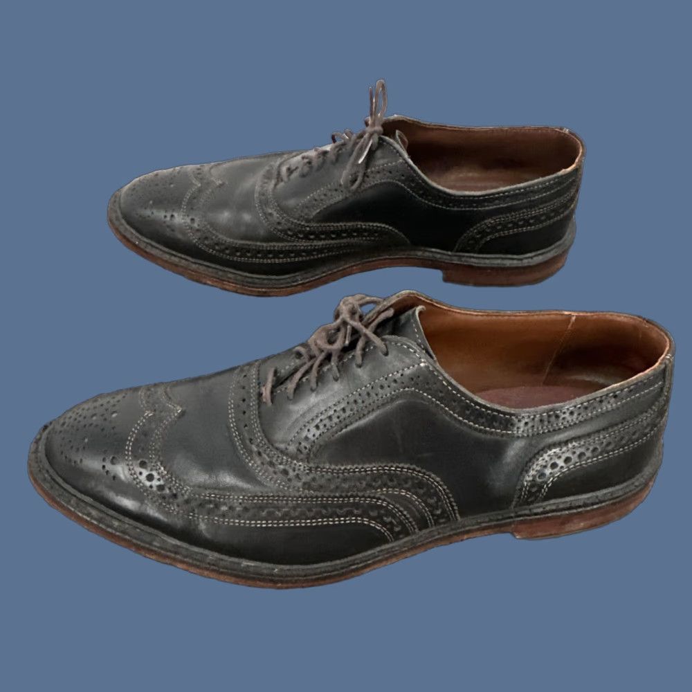 Allen Edmonds Allen Edmonds McTavish Shoes Mens Size 12 D Black Leather Cap Toe Dress Oxford Size ONE SIZE - 1 Thumbnail