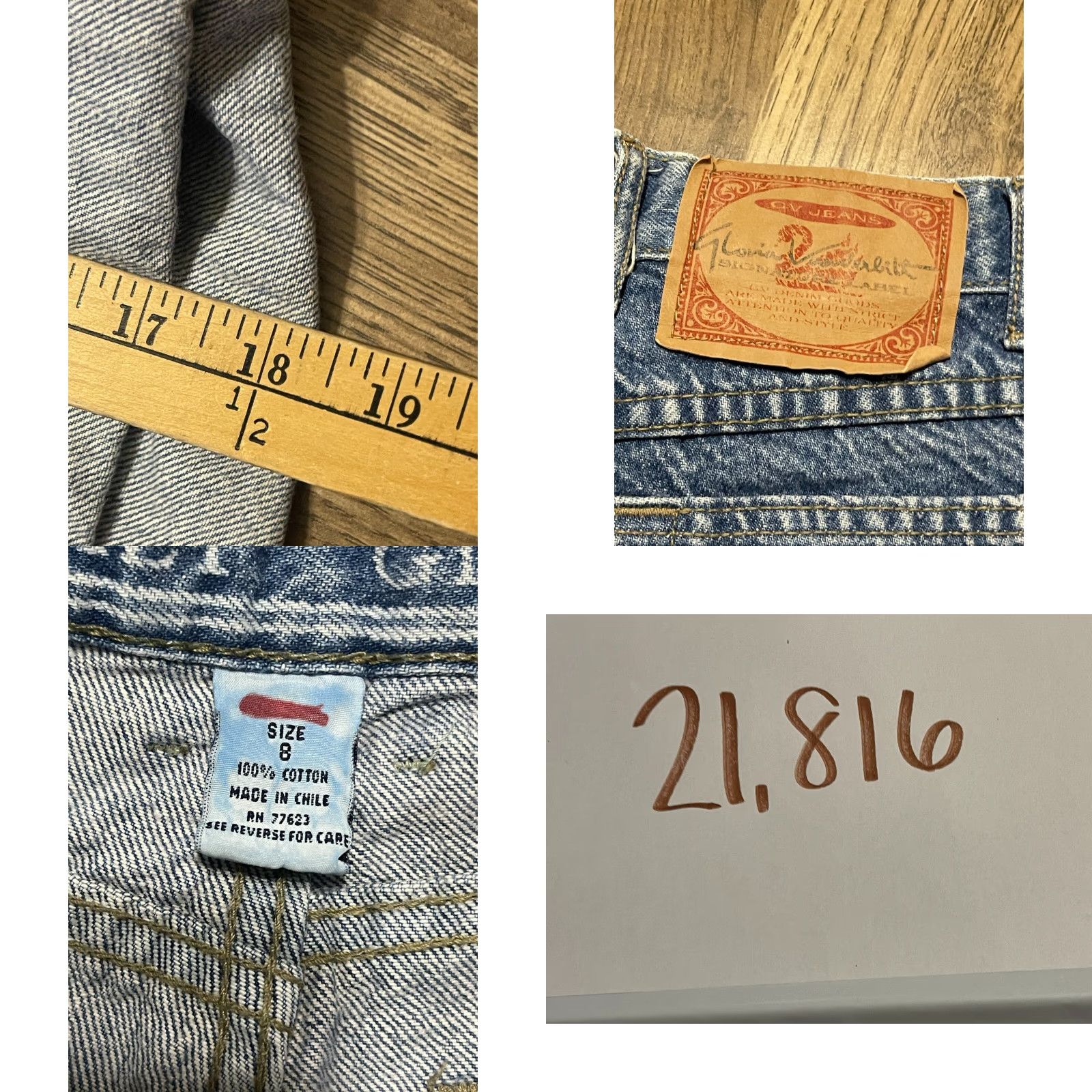 Gloria Vanderbilt Gloria Vanderbilt Shorts Women's 8 Blue Denim Cuffed Pockets Bermuda Bermuda Shorts Size 30" / US 8 / IT 44 - 8 Thumbnail