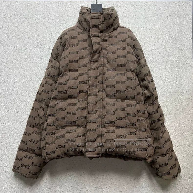 Balenciaga Balenciaga Double B Embroidered Printed Cotton Jacket Size US M / EU 48-50 / 2 - 1 Thumbnail