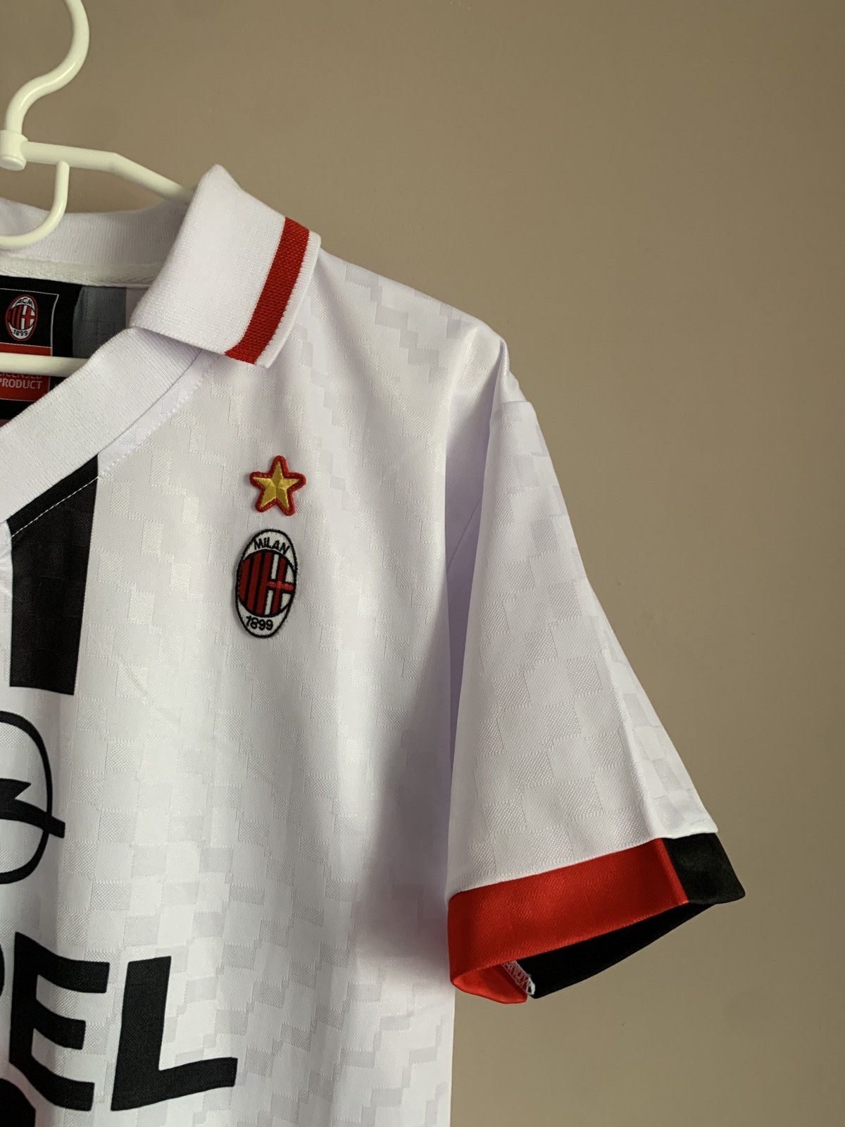 Vintage AC Milan 1995 Away Football Shirt Retro Score Draw Soccer S Size US S / EU 44-46 / 1 - 4 Thumbnail