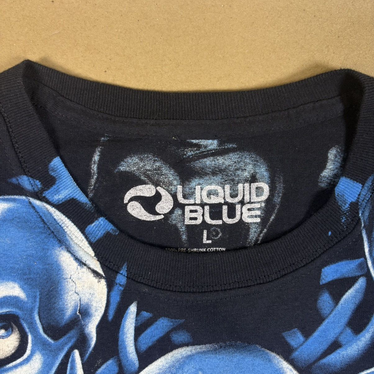 Liquid Blue Liquid blue 2017 skull pile all over print shirt mens Size US S / EU 44-46 / 1 - 2 Thumbnail