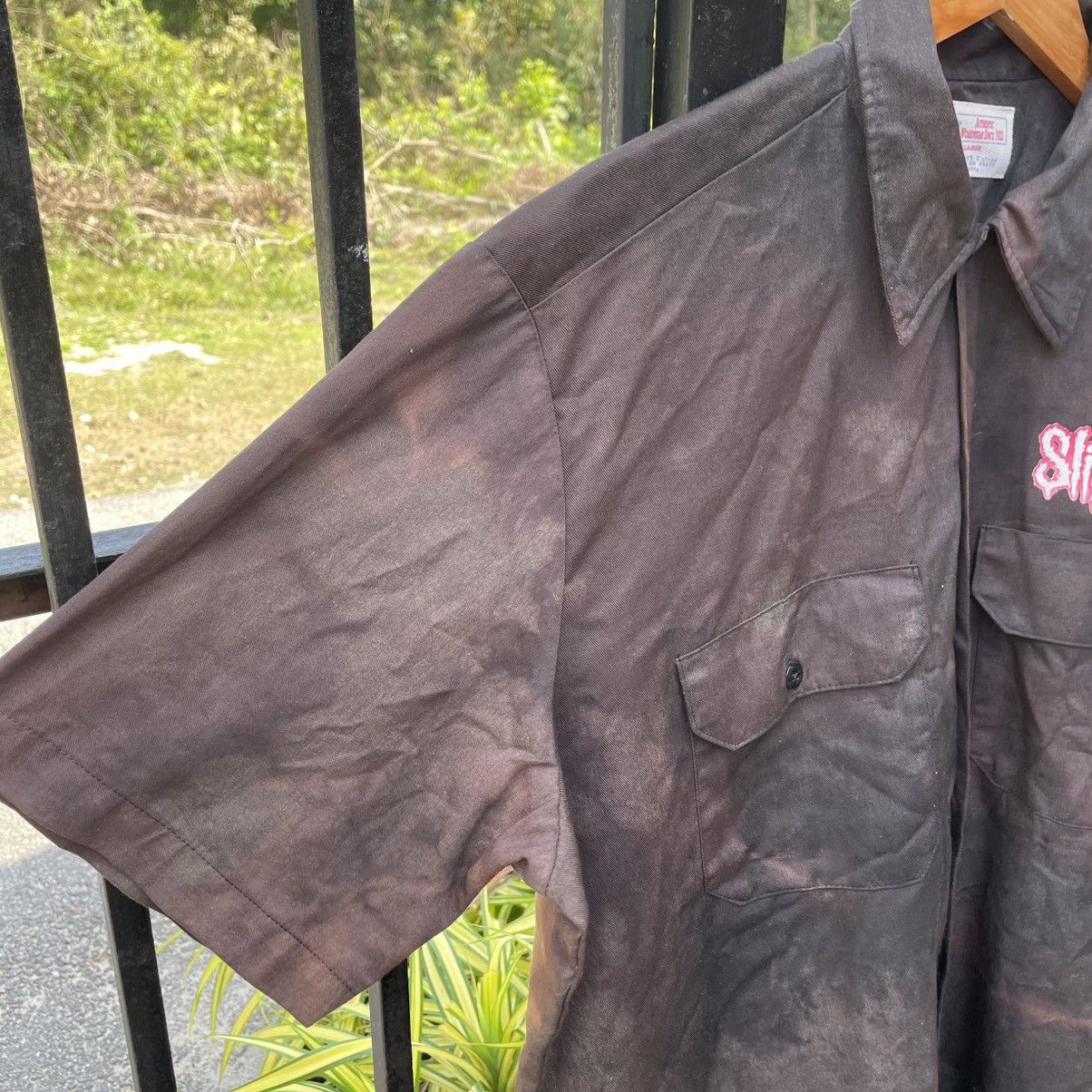 Slipknot 🔥Vintage 2000 Dickies X Slipknot Workers Buttons Shirts Size US XL / EU 56 / 4 - 7 Thumbnail