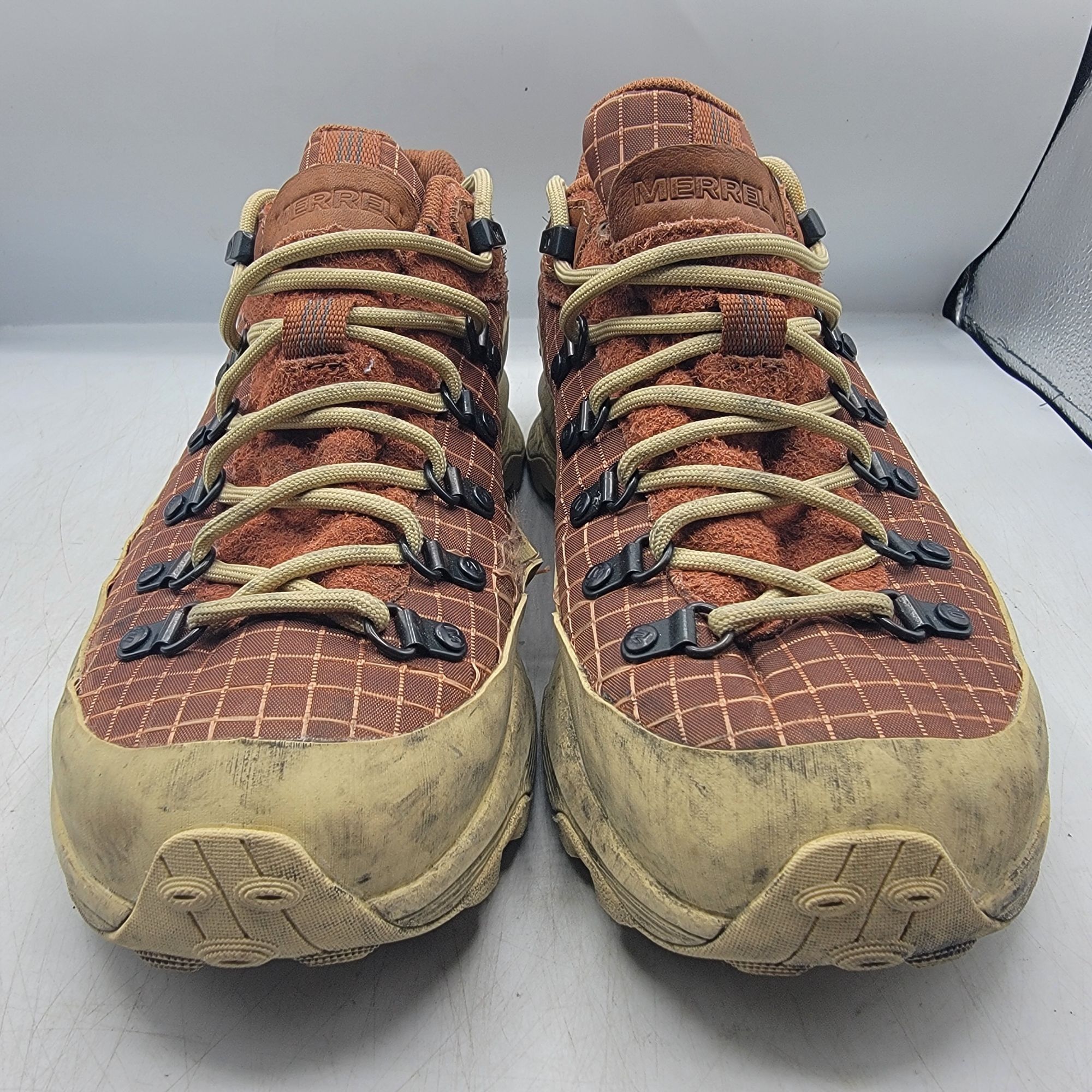 Merrell × Merrell 1TRL Merrell Ontario Speed RS 1TRL Mens 9.5 Brown Sneaker Shoes H Size US 9.5 / EU 42-43 - 14 Thumbnail