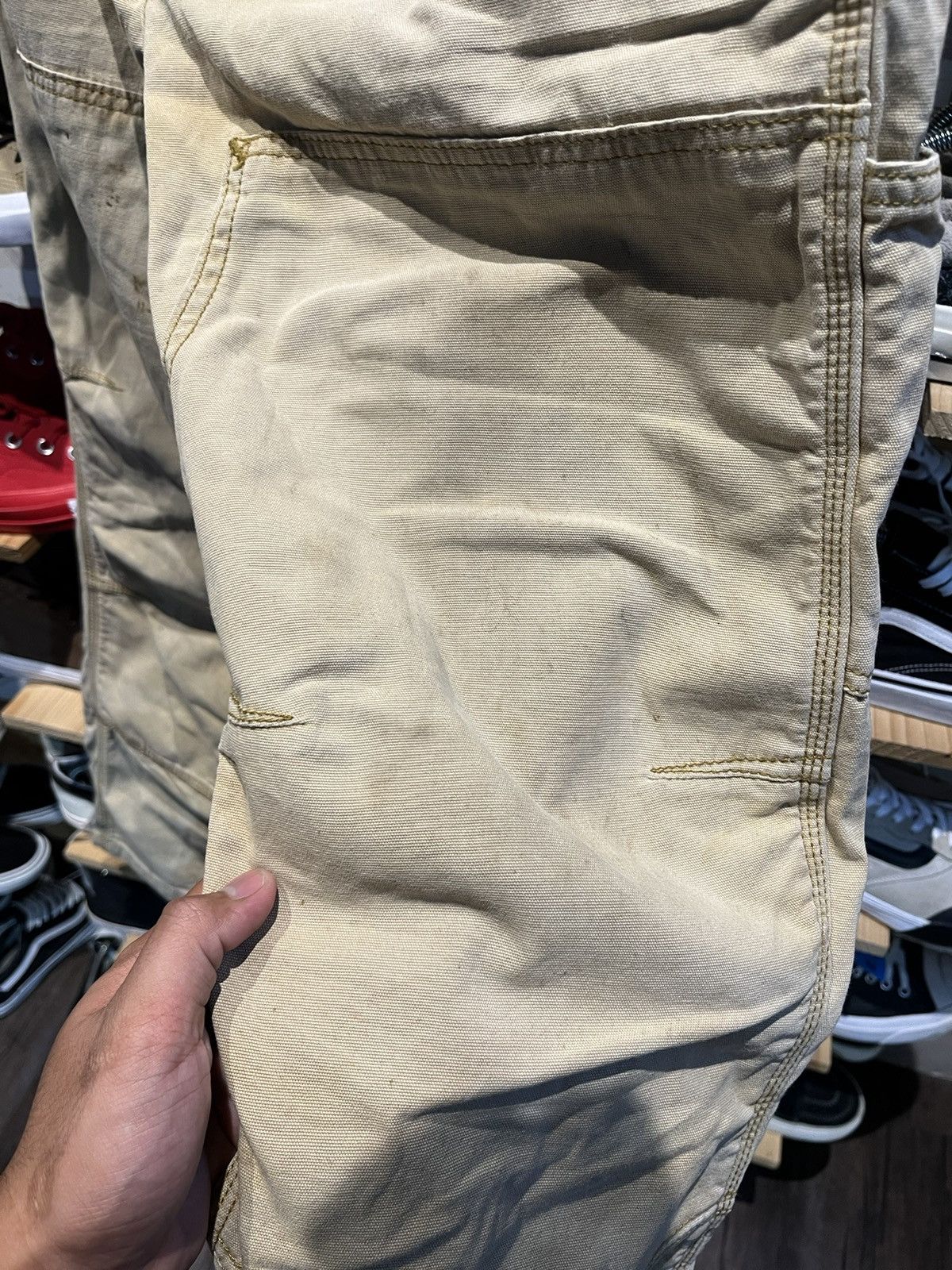 Carhartt × Vintage Vintage brown Carhartt insulated work carpenter pants Size US 36 / EU 52 - 4 Thumbnail