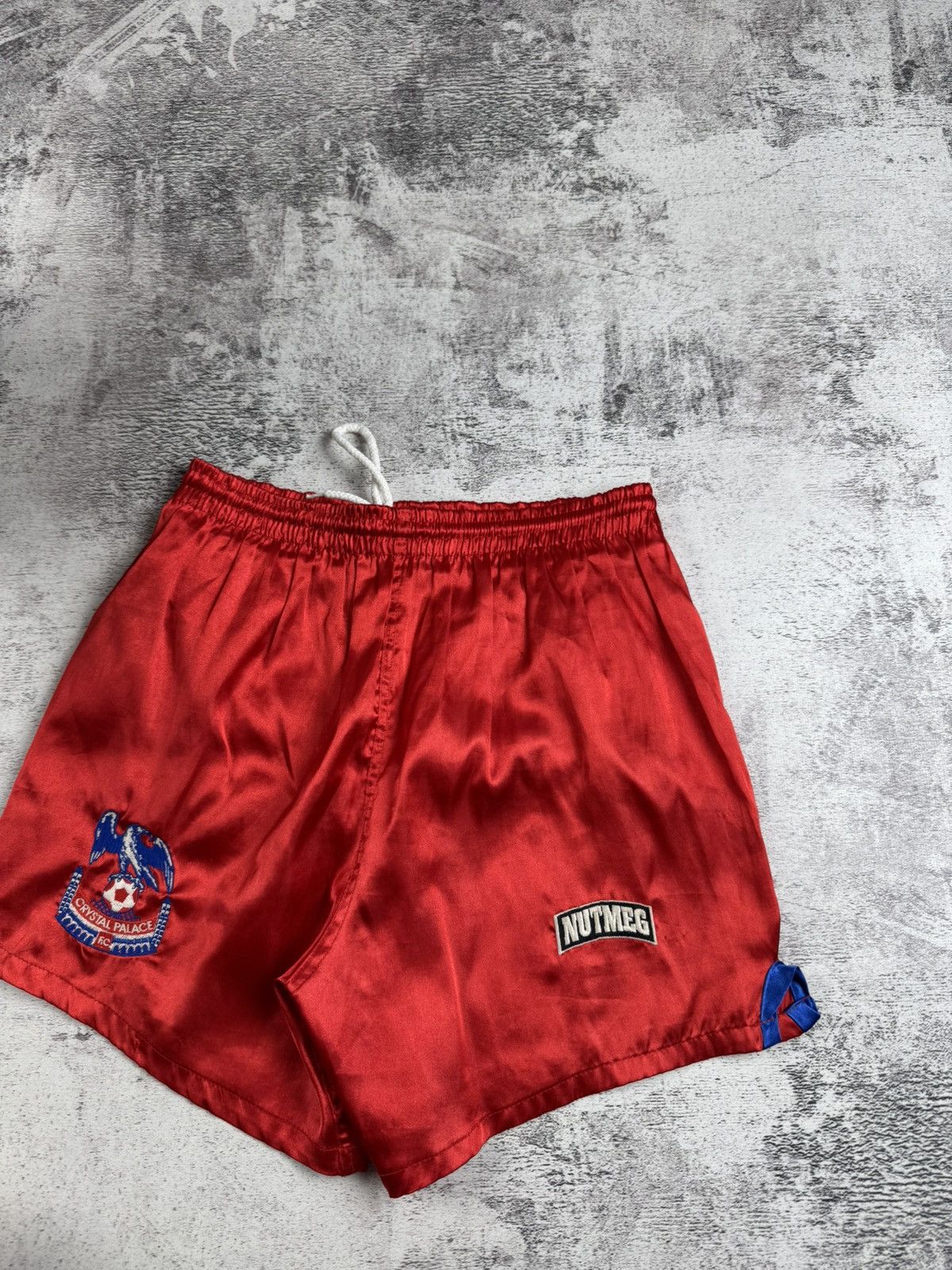 Nutmeg Crystal Palace 1994 Nutmeg Soccer Football Small Size Nylon Red Men’s Shorts Size US 30 / EU 46 - 3 Thumbnail
