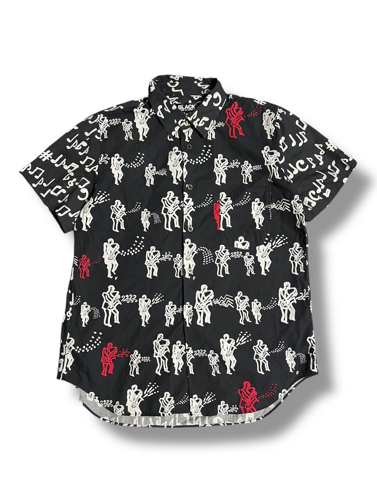 Comme des Garcons Black BLACK COMME des GARÇONS Short Sleeve Shirt Button Up Size US M / EU 48-50 / 2 - 1 Thumbnail