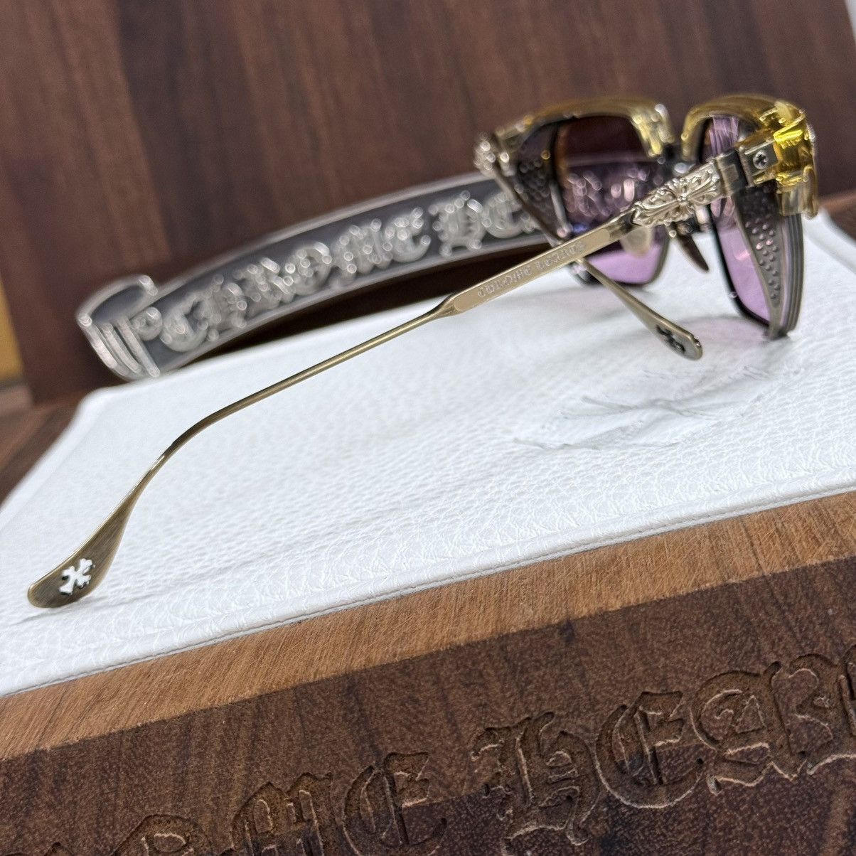 Chrome Hearts Chrome Hearts LMGA 1/1 ‘Lakers’ Sunglasses Size ONE SIZE - 9 Thumbnail