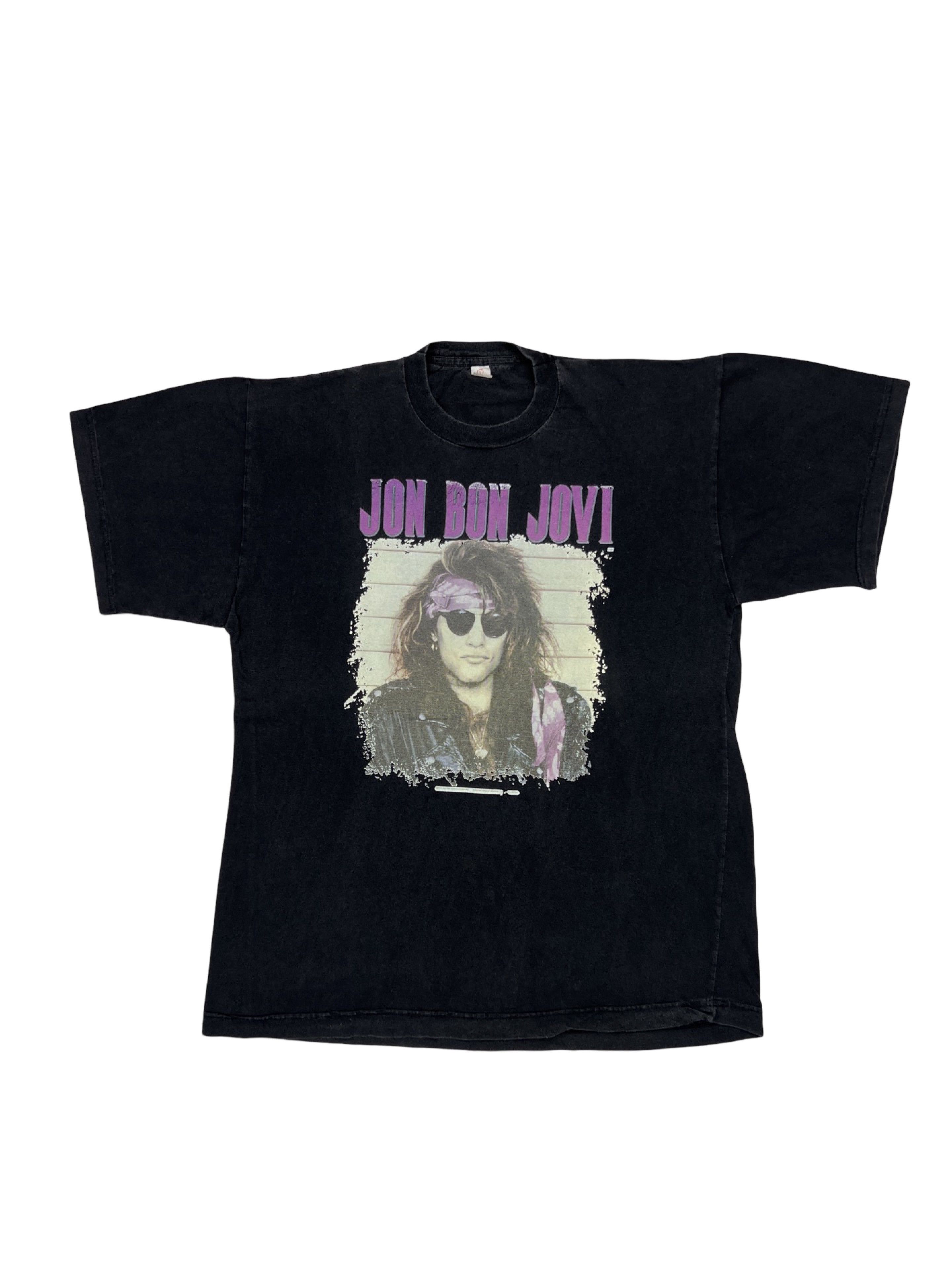 Band Tees × Vintage Vintage 1991 Jon Bon Jovi Printed Tee Size US M / EU 48-50 / 2 - 1 Thumbnail