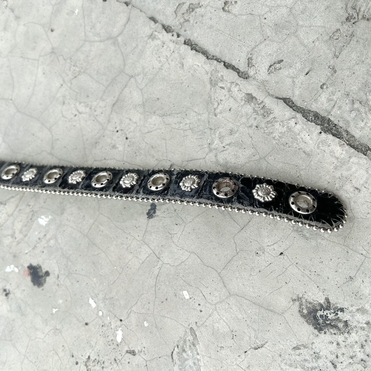 Japanese Brand Vintage y2k Studed Belt Leather Size ONE SIZE - 6 Thumbnail