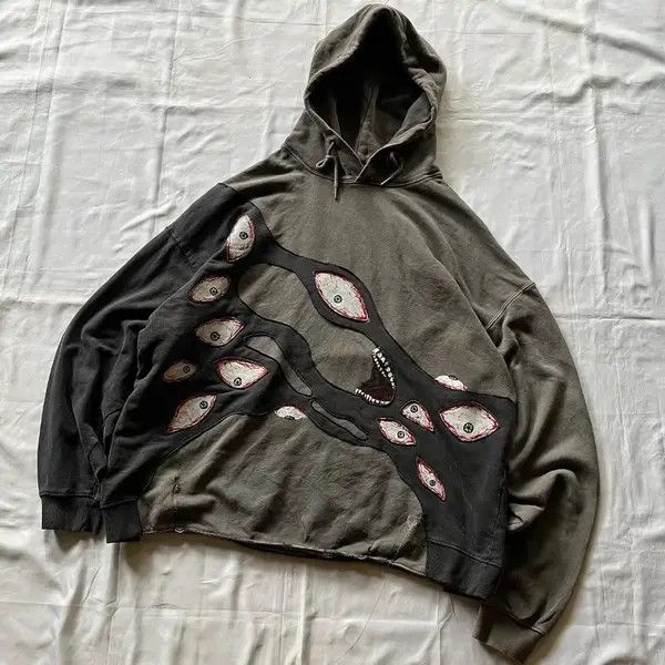 Streetwear Hoodie Y2K Retro Hip Hop Abstract Graphic