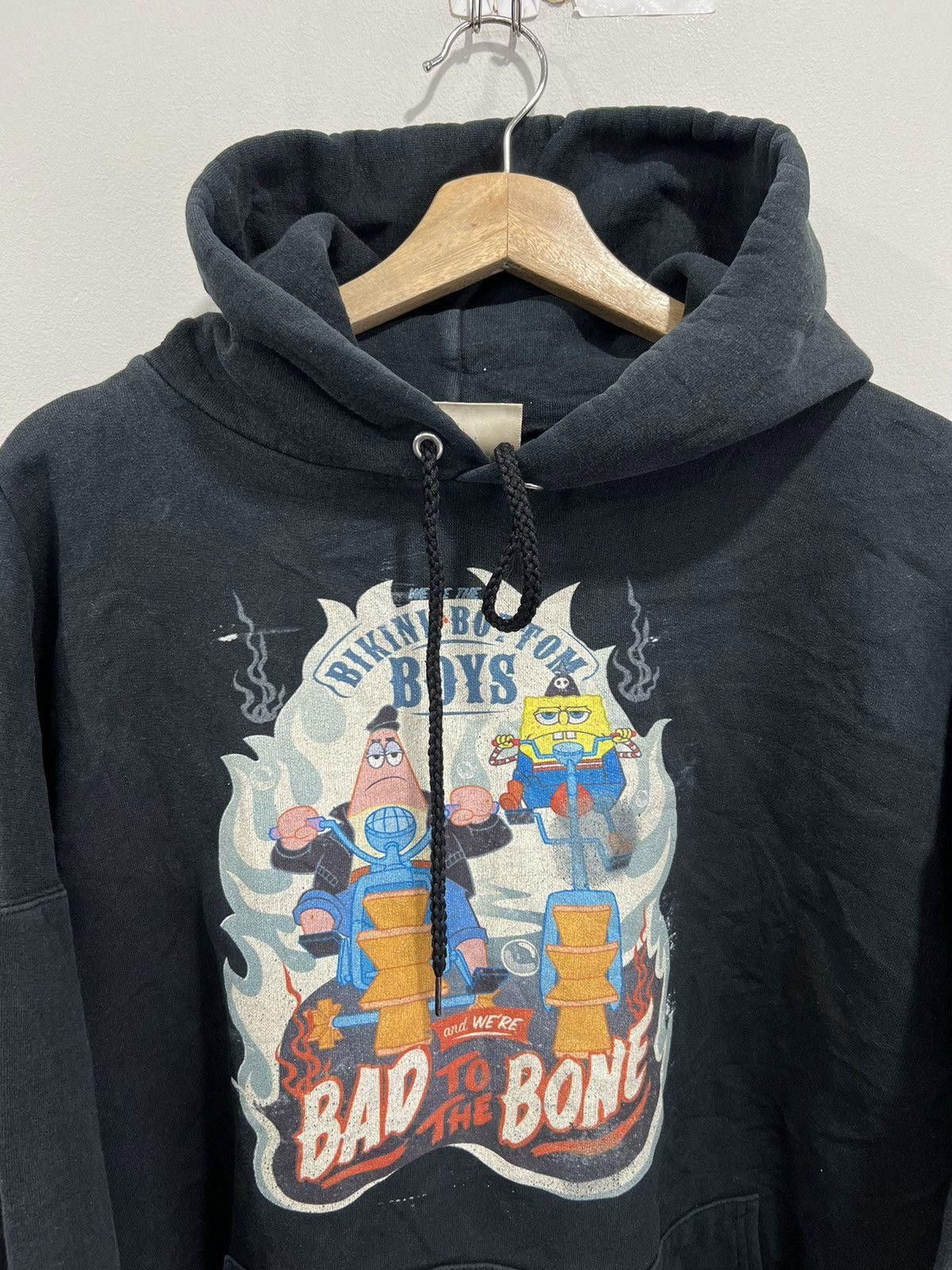 Vintage Vintage Y2K Spongebob Bikini Bottom Bad to Bone hoodie xxl Size US XXL / EU 58 / 5 - 4 Thumbnail
