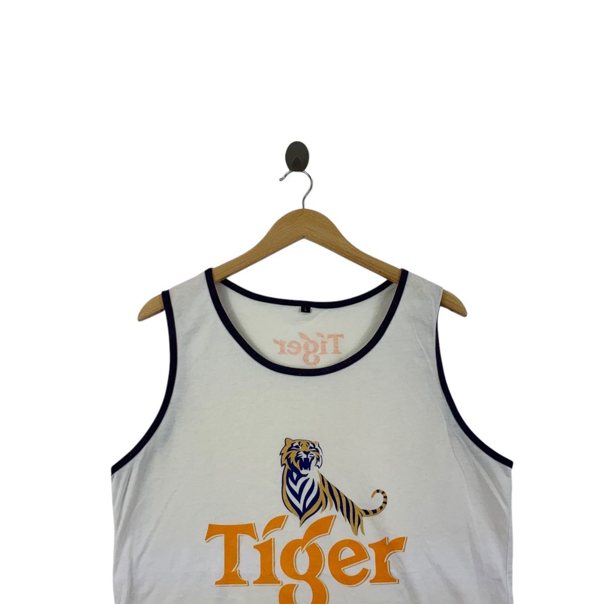 Vintage Vintage TIGER BEER THAILAND Original Brew Tank Top Tee Shirt Size US L / EU 52-54 / 3 - 2 Thumbnail