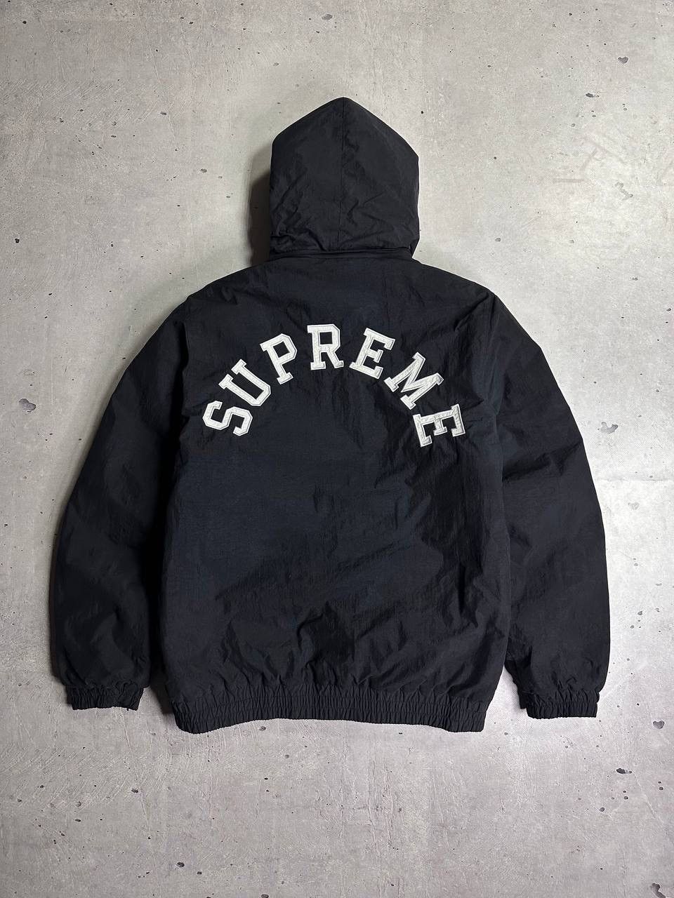 Supreme Supreme x Champion Hooded Jacket Big Logo Spellout M Y2K Size US M / EU 48-50 / 2 - 1 Thumbnail