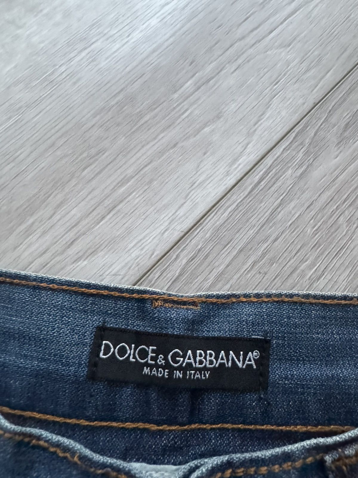 Dolce & Gabbana Rare Vintage D&G Distressed Paint Splatter Jeans Size US 30 / EU 46 - 6 Thumbnail