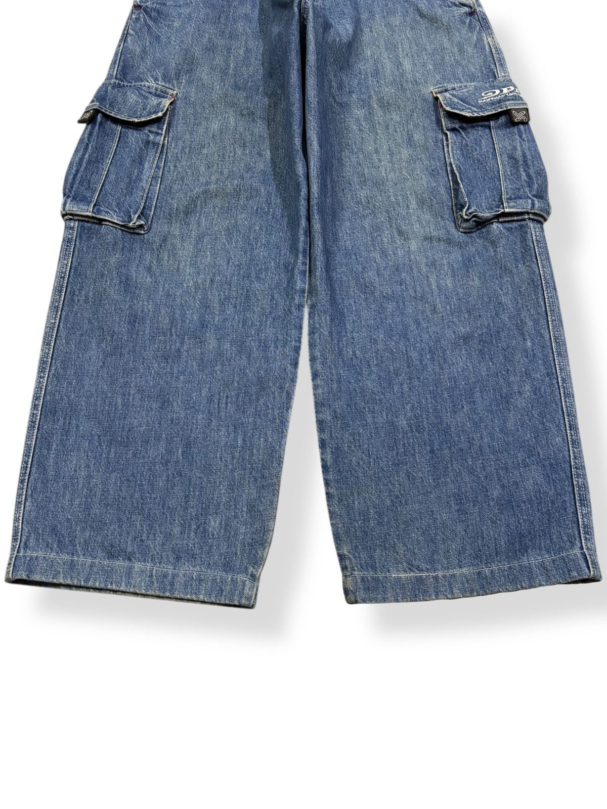 JNCO Vintage Y2K Japanese Brand Piko Baggy Cargo Jeans Size US 29 - 8 Thumbnail