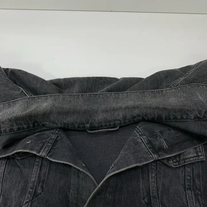 Balenciaga Balenciaga SS21 Drip Peace Large Fit Denim Jacket 0079-2507 Size US L / EU 52-54 / 3 - 5 Thumbnail