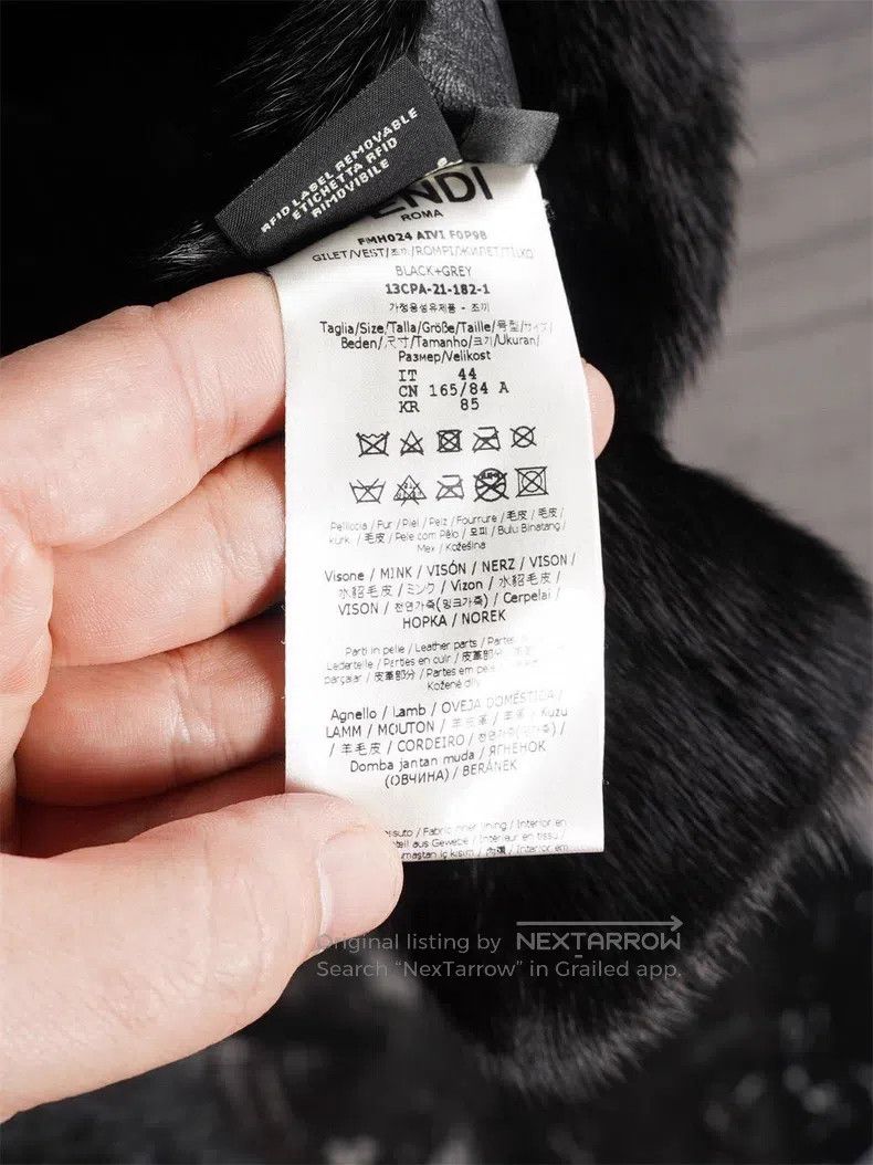 Fendi Fendi Men's Fur Vest Size US S / EU 44-46 / 1 - 8 Thumbnail