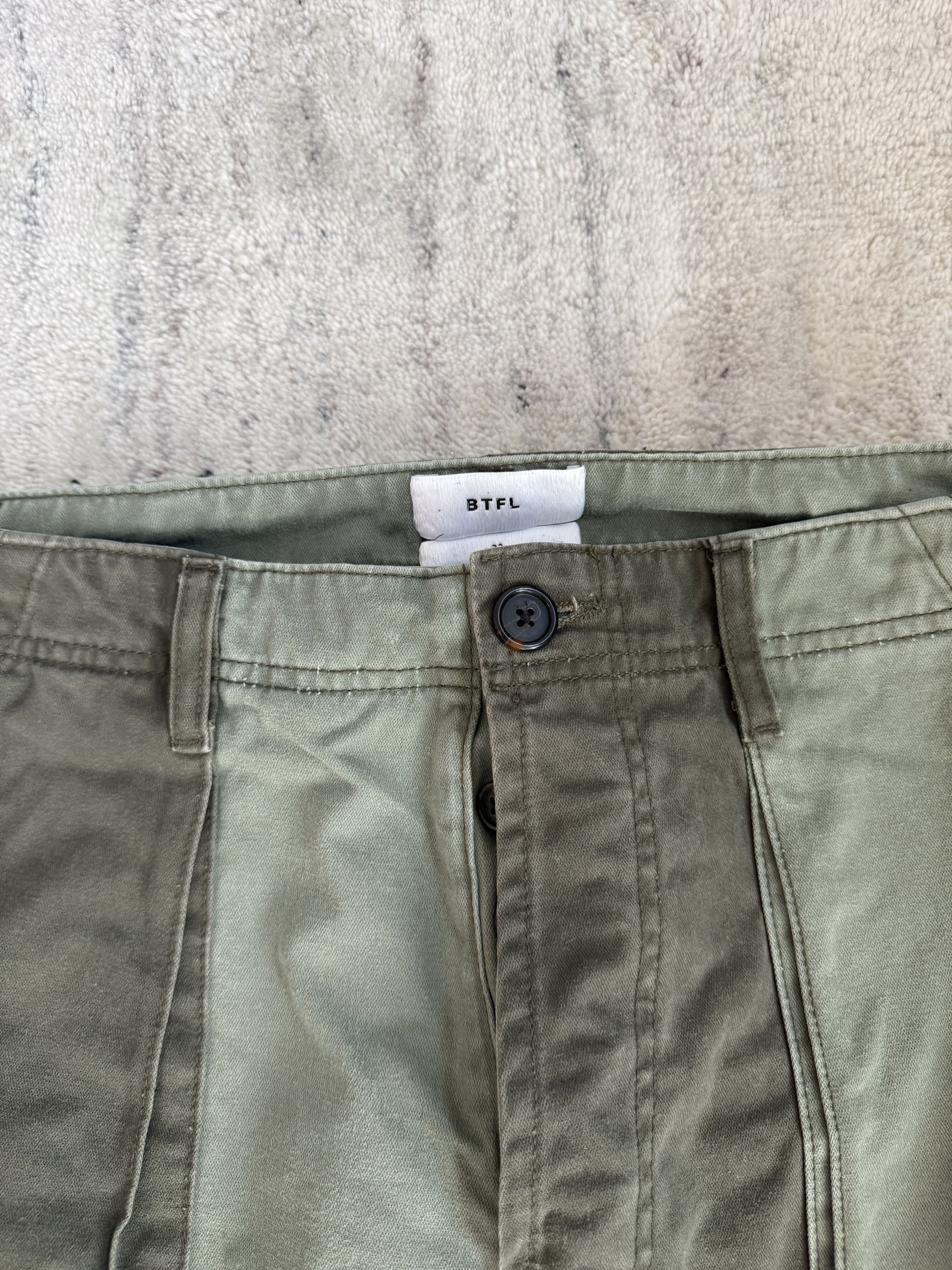 BTFL BTFL Green Patchwork Workwear Pants Size 32 Size US 32 / EU 48 - 6 Thumbnail