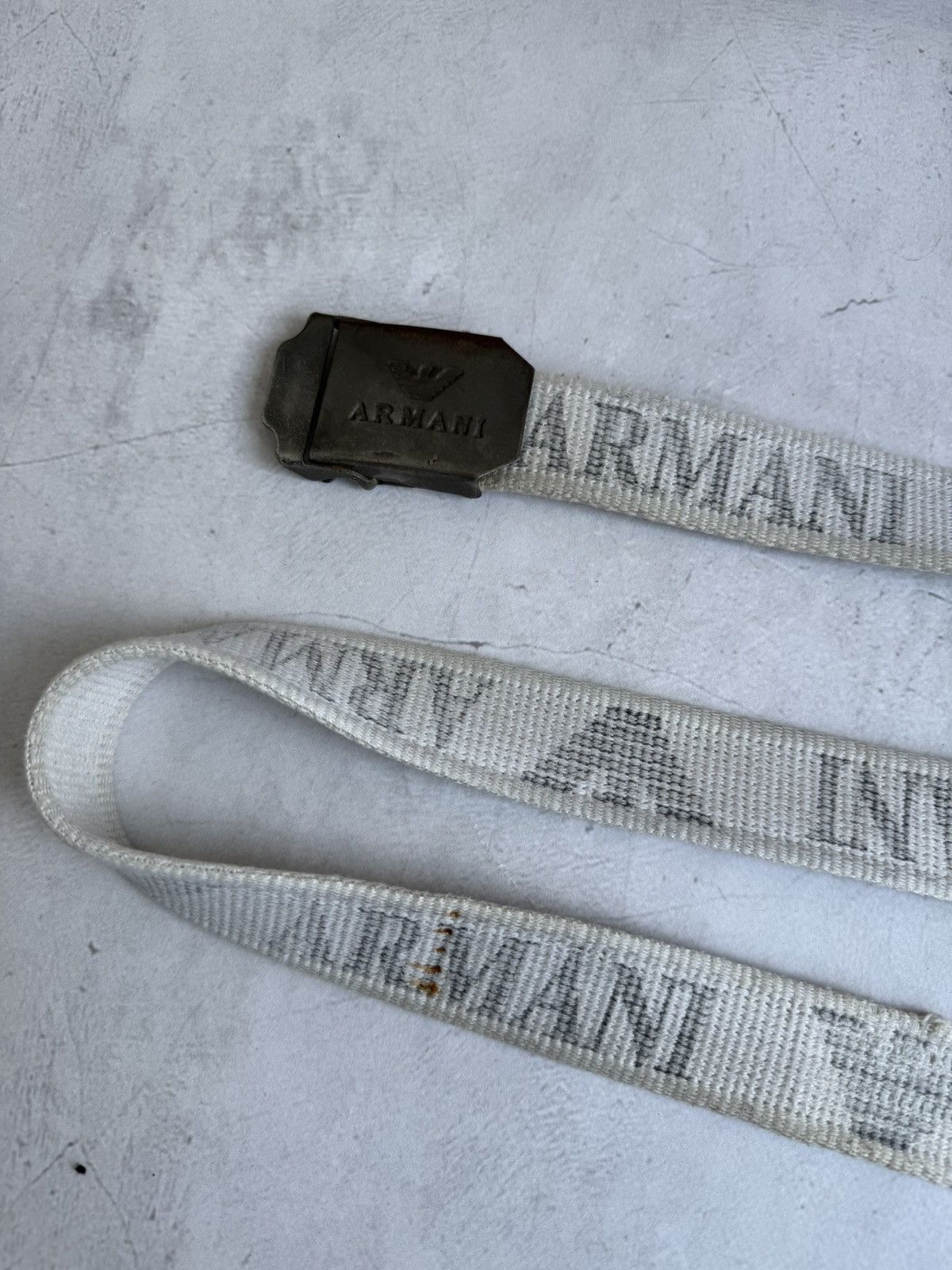 Armani Armani Belt Men’s Vintage 90s Size ONE SIZE - 6 Thumbnail