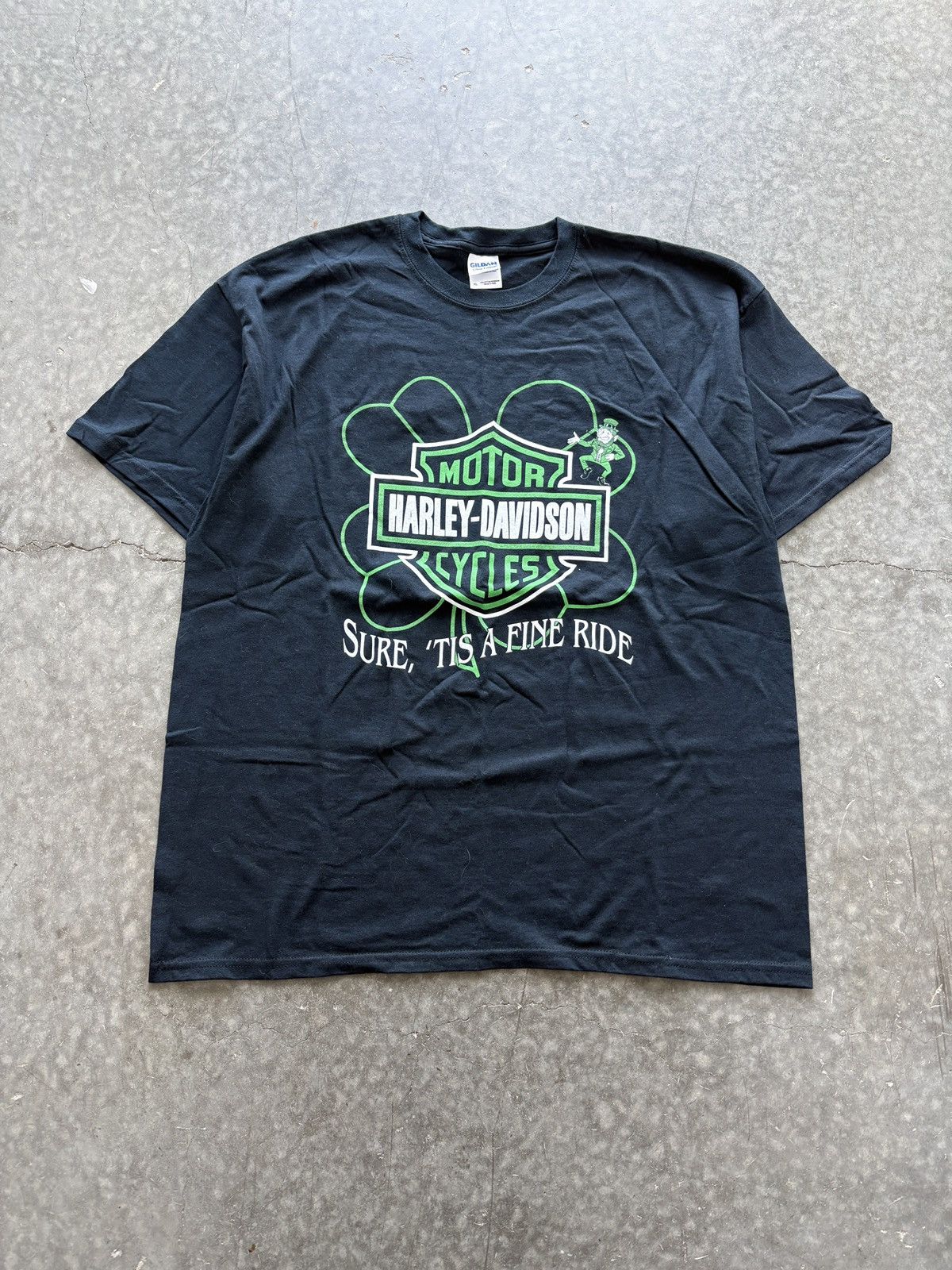 Harley Davidson Vintage Y2K Harley Davidson Dublin Ireland Graphic Tee Size US XL / EU 56 / 4 - 1 Thumbnail