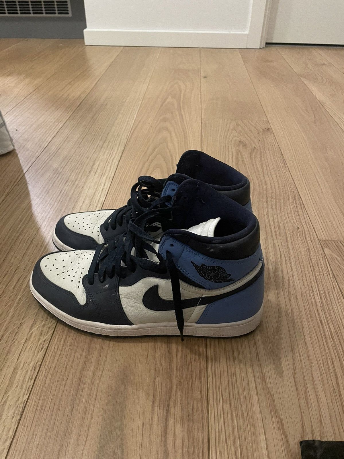 image of Nike Jordan Obsidian Shoes in Blue, Men's (Size 9.5)