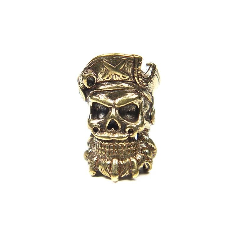Handmade 3Pcs Pirate Skull Knife Beads Paracord Bead Zipper Umbrella Size ONE SIZE - 6 Thumbnail