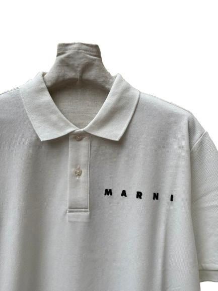 Marni o1f1d3z0326 Polo Shirt in White Size US S / EU 44-46 / 1 - 2 Thumbnail
