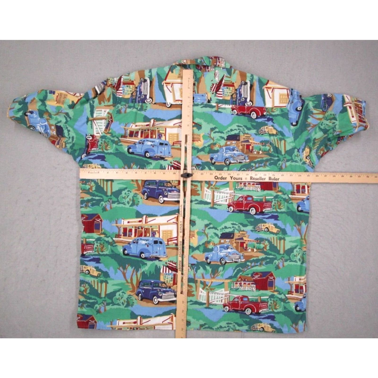 Reyn Spooner Reyn Spooner Shirt Men XL Green Short Sleeve Button Up Hawaiian Cotton Size US XL / EU 56 / 4 - 4 Thumbnail
