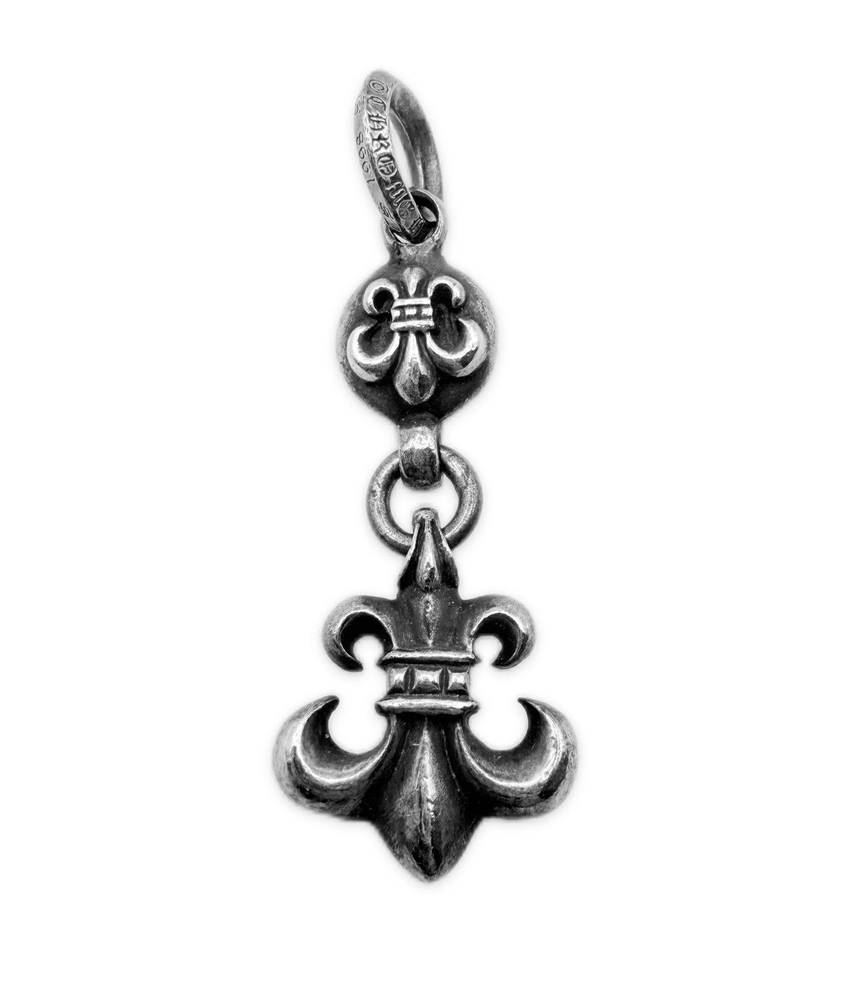 Chrome Hearts Chrome Hearts Fleur de Lis Double Bail .925 Silver Pendant Size ONE SIZE - 1 Thumbnail